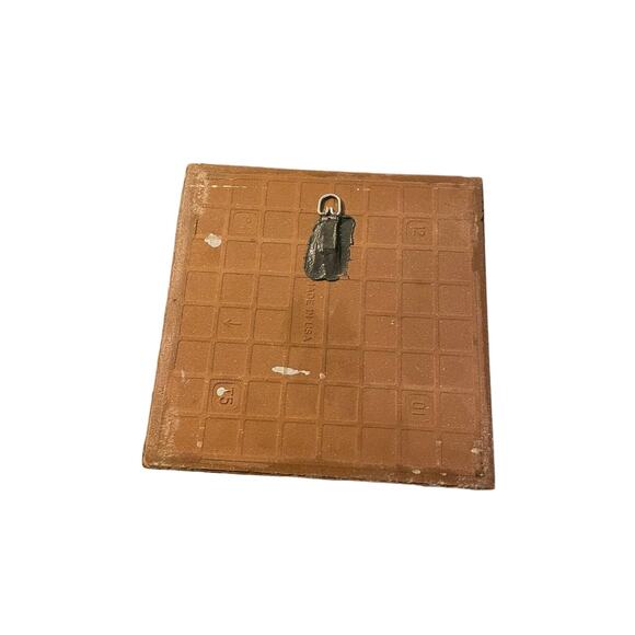 RC Goman signed Native American Tile/Trivet - Picture 2 of 2